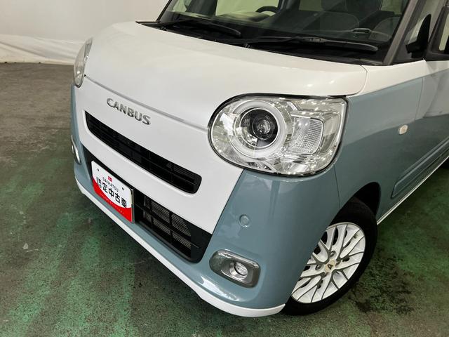 ムーヴキャンバスストライプスGターボ 走行31701キロ/純正ナビ/ドラレコ1年保証距離無制限 走行距離31701キロ 純正フルセグナビ パノラマモニター ドラレコ 純正マット サイドエアバッグ LEDヘッドランプ アイドリングストップ シートヒーター 両側電動スライドドア(埼玉県)の中古車