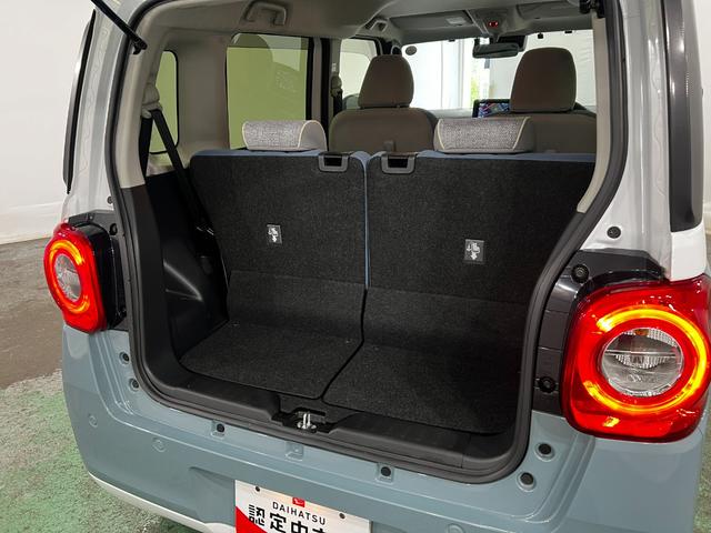 ムーヴキャンバスストライプスGターボ 走行31701キロ/純正ナビ/ドラレコ1年保証距離無制限 走行距離31701キロ 純正フルセグナビ パノラマモニター ドラレコ 純正マット サイドエアバッグ LEDヘッドランプ アイドリングストップ シートヒーター 両側電動スライドドア(埼玉県)の中古車