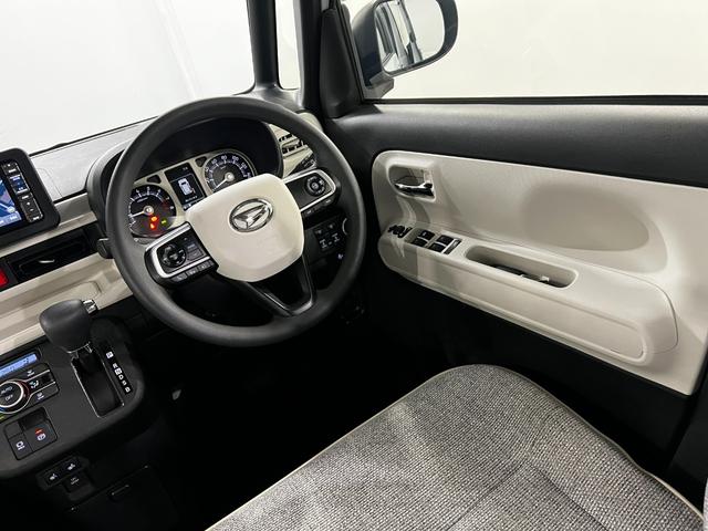 ムーヴキャンバスストライプスGターボ 走行31701キロ/純正ナビ/ドラレコ1年保証距離無制限 走行距離31701キロ 純正フルセグナビ パノラマモニター ドラレコ 純正マット サイドエアバッグ LEDヘッドランプ アイドリングストップ シートヒーター 両側電動スライドドア(埼玉県)の中古車