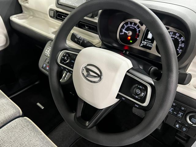 ムーヴキャンバスストライプスGターボ 走行31701キロ/純正ナビ/ドラレコ1年保証距離無制限 走行距離31701キロ 純正フルセグナビ パノラマモニター ドラレコ 純正マット サイドエアバッグ LEDヘッドランプ アイドリングストップ シートヒーター 両側電動スライドドア(埼玉県)の中古車