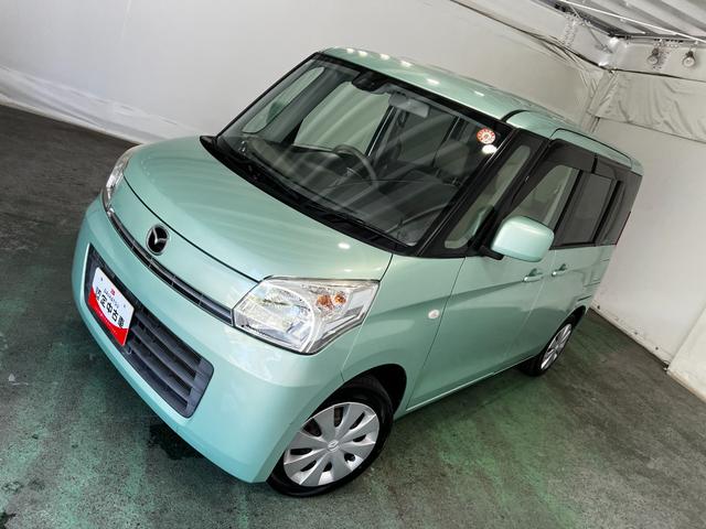 フレアワゴンXS 走行67318キロ/CDチューナー/片側電動スライド一年保証・走行距離無制限 純正カーペットマット 助手席エアバック アイドリングストップ ベンチシート 片側電動スライドドア(埼玉県)の中古車