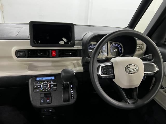 ムーヴキャンバスストライプスG 雹害/車検整備付/走行12746キロ1年保証距離無制限 走行距離12746キロ 純正マット サイドエアバッグ LEDヘッドランプ アイドリングストップ シートヒーター 両側スライドドア オート格納式ドアミラー 電動パーキングブレーキ(埼玉県)の中古車