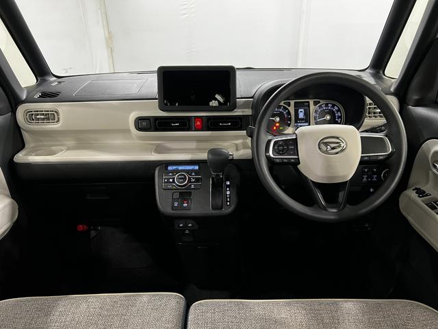 ムーヴキャンバスストライプスG 雹害/車検整備付/走行12746キロ1年保証距離無制限 走行距離12746キロ 純正マット サイドエアバッグ LEDヘッドランプ アイドリングストップ シートヒーター 両側スライドドア オート格納式ドアミラー 電動パーキングブレーキ(埼玉県)の中古車