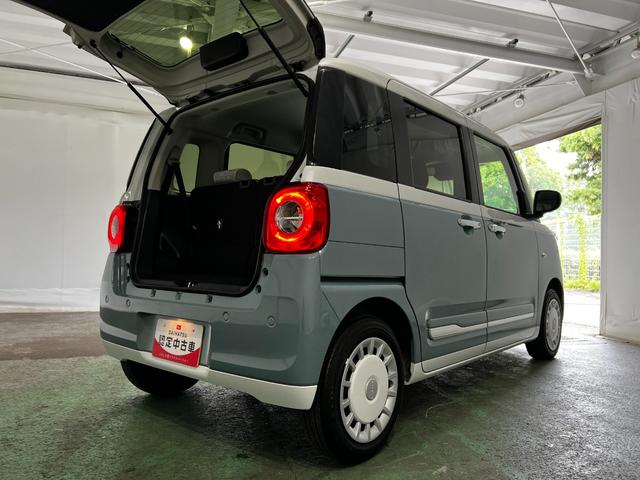 ムーヴキャンバスストライプスG 雹害/車検整備付/走行12746キロ1年保証距離無制限 走行距離12746キロ 純正マット サイドエアバッグ LEDヘッドランプ アイドリングストップ シートヒーター 両側スライドドア オート格納式ドアミラー 電動パーキングブレーキ(埼玉県)の中古車