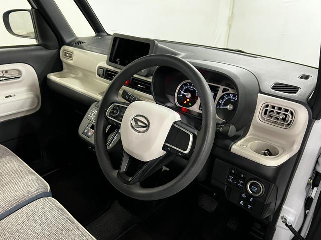 ムーヴキャンバスストライプスG 雹害/車検整備付/走行12746キロ1年保証距離無制限 走行距離12746キロ 純正マット サイドエアバッグ LEDヘッドランプ アイドリングストップ シートヒーター 両側スライドドア オート格納式ドアミラー 電動パーキングブレーキ(埼玉県)の中古車