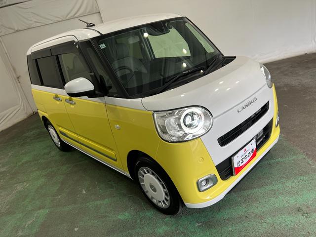 ムーヴキャンバスストライプスＧ　走行６８８キロ／ナビ／バックカメラ／ドラレコ１年保証・走行距離無制限　フルセグナビ　Ｂｌｕｅｔｏｏｔｈ　バックカメラ　ドラレコ　クリアランスソナー　オートライト　ＬＥＤヘッドライト　ベンチシート　シートヒーター　両側電動スライドドア（埼玉県）の中古車
