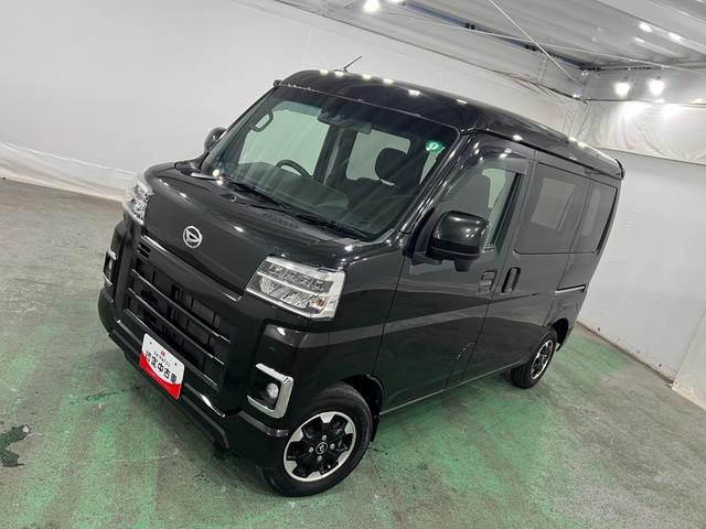 ハイゼットカーゴクルーズターボ 走行72681キロ/車検整備付タイヤ4本交換一年保証・走行距離無制限 フルセグナビ Bluetooth ETC クリアランスソナー オートライト LEDヘッドライト(埼玉県)の中古車