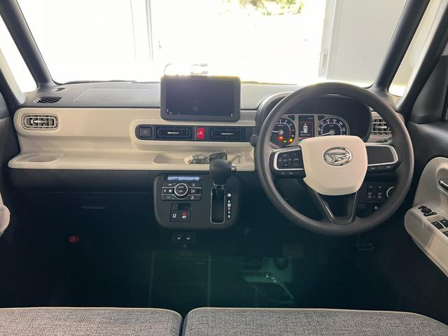 ムーヴキャンバスストライプスＧ　走行２６キロ／ＬＥＤヘッドランプ／純正マット１年保証距離無制限　走行距離２６キロ　純正マット　サイドエアバッグ　ＬＥＤヘッドランプ　アイドリングストップ　シートヒーター　両側電動スライドドア　オート格納式ドアミラー　電動パーキングブレーキ（埼玉県）の中古車