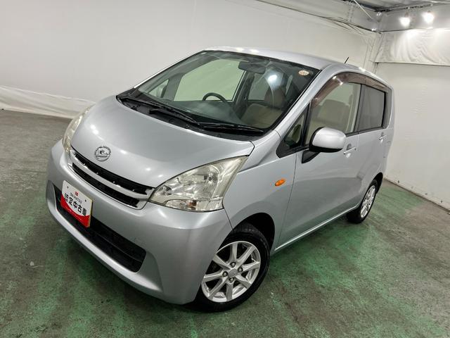 ムーヴＸ　走行３００６７キロ／ワンセグナビ／バックカメラ／マット１年保証距離無制限　走行距離３００６７キロ　ワンセグナビ　バックカメラ　純正マット　助手席エアバッグ　アイドリングストップ　電動格納式ドアミラー（埼玉県）の中古車