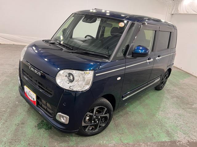 ムーヴキャンバスセオリーＧ　車検整備付／走行１６９７５キロ／両側電動スライド１年保証距離無制限　走行距離１６９７５キロ　純正マット　サイドエアバッグ　ＬＥＤヘッドランプ　アイドリングストップ　シートヒーター　両側電動スライドドア　オート格納式ドアミラー　キーフリー（埼玉県）の中古車
