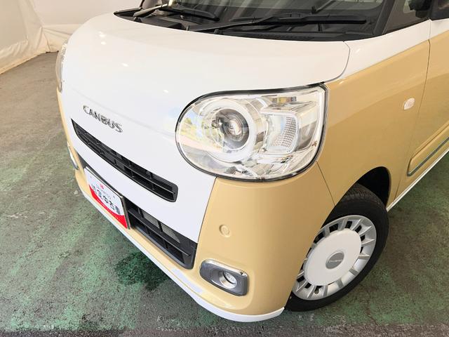 ムーヴキャンバスストライプスGターボ 走行16764キロ/全周囲C/ドラレコ1年保証距離無制限 走行16764キロ ディスプレイオーディオ パノラマモニター ドラレコ 純正マット サイドエアバッグ LEDヘッドランプ アイドリングストップ シートヒーター 両側電動スライドドア(埼玉県)の中古車