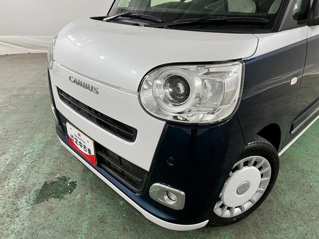 ムーヴキャンバスストライプスGターボ 走行52890キロ/ディスプレイOD一年保証・走行距離無制限 ディスプレイオーディオ Bluetooth バックカメラ クリアランスソナー オートライト LEDヘッドライト シートヒーター 両側電動スライドドア(埼玉県)の中古車