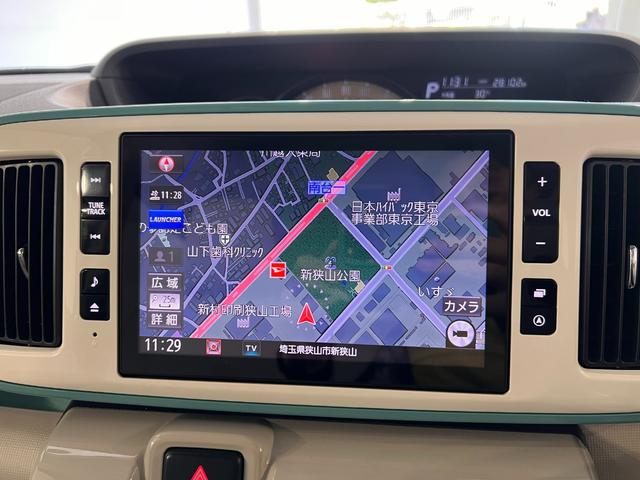 ムーヴキャンバスGメイクアップリミテッド SAIII 走行28102キロ1年保証距離無制限 走行距離28102キロ 純正フルセグナビ パノラマモニター ドラレコ 純正マット サイドエアバッグ LEDヘッドランプ アイドリングストップ 両側電動スライドドア キーフリー(埼玉県)の中古車