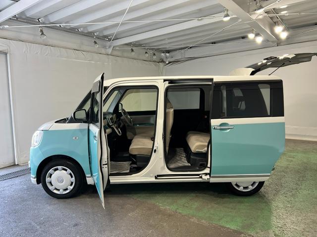 ムーヴキャンバスＧメイクアップＶＳ　ＳＡIII　走行６０１０キロ／ナビ１年保証・走行距離無制限　フルセグナビ　Ｂｌｕｅｔｏｏｔｈ　全周囲カメラ　ドラレコ　ＥＴＣ　サイドエアバック　オートライト　ＬＥＤヘッドライト　ベンチシート　両側電動スライドドア（埼玉県）の中古車