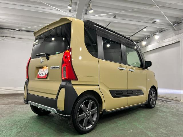 タントファンクロスターボ 車検整備付/走行20129キロ/純正ナビ1年保証距離無制限 走行距離20129キロ 純正フルセグナビ パノラマモニター ドラレコ 純正マット サイドエアバッグ LEDヘッドランプ アイドリングストップ シートヒーター 両側電動スライドドア(埼玉県)の中古車