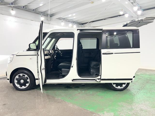 ムーヴキャンバスGブラックアクセントVS SAIII 走行25980キロ1年保証・走行距離無制限 車検整備付 タイヤ4本交換 フルセグナビ 全周囲カメラ ドラレコ オートライト LEDヘッドライト ベンチシート シートヒーター 両側電動スライドドア(埼玉県)の中古車