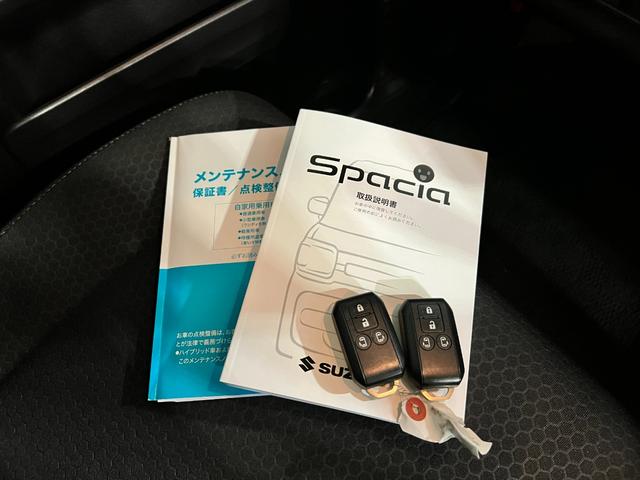 スペーシアギアハイブリッドXZ 車検整備付/走行59029キロ/ナビ1年保証距離無制限 走行距離59029キロ フルセグナビ ブルートゥース 全周囲カメラ 純正マット サイドエアバッグ LEDヘッドランプ アイドリングストップ シートヒーター 両側電動スライドドア(埼玉県)の中古車
