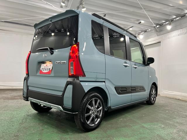 タントファンクロスリミテッド　走行３６０１キロ／両側電動スライド１年保証・走行距離無制限　ＥＴＣ　サイドエアバック　クリアランスソナー　オートマチックハイビーム　オートライト　ＬＥＤヘッドライト　ベンチシート　シートヒーター　両側電動スライドドア（埼玉県）の中古車