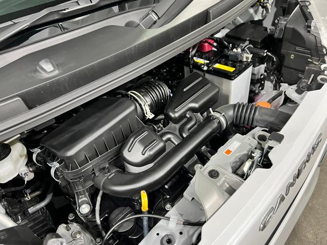 ムーヴキャンバスストライプスG 走行3968キロ/クリアランスソナー1年保証・走行距離無制限 サイドエアバック クリアランスソナー オートマチックハイビーム オートライト LEDヘッドライト ベンチシート シートヒーター 両側電動スライドドア(埼玉県)の中古車