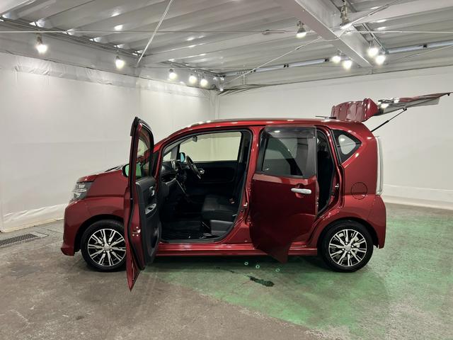 ムーヴカスタム XリミテッドII SAIII 車検整備付/純正ナビ1年保証距離無制限 走行距離53570キロ 純正フルセグナビ パノラマモニター ブルートゥース 純正マット LEDヘッドランプ アイドリングストップ シートヒーター オート格納式ドアミラー キーフリー(埼玉県)の中古車