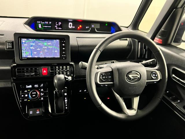 タントカスタムRS 車検整備付/ナビ/ドラレコ/ETCフルセグナビ Bluetooth バックカメラ ドラレコ ETC クリアランスソナー オートライト LEDヘッドライト ベンチシート シートヒーター 両側電動スライドドア 1年保証・走行距離無制限(東京都)の中古車