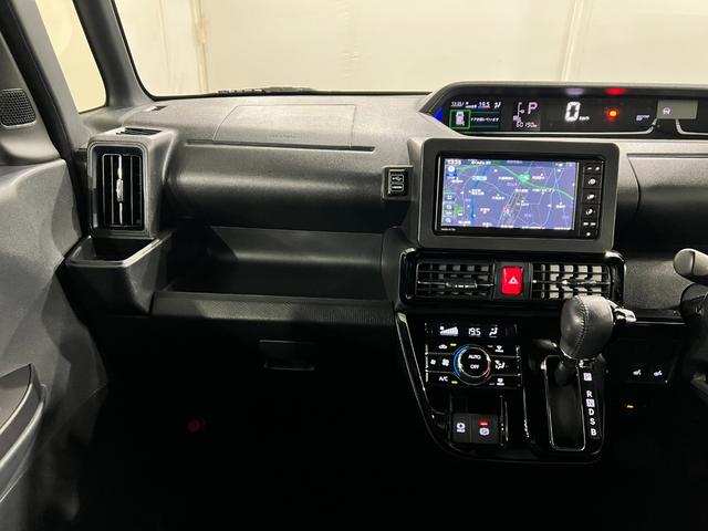 タントカスタムRS 車検整備付/ナビ/ドラレコ/ETCフルセグナビ Bluetooth バックカメラ ドラレコ ETC クリアランスソナー オートライト LEDヘッドライト ベンチシート シートヒーター 両側電動スライドドア 1年保証・走行距離無制限(東京都)の中古車