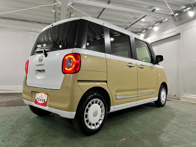 ムーヴキャンバスストライプスG 走行4951キロ/LEDヘッドランプ/マット1年保証距離無制限 走行距離4951キロ 純正マット サイドエアバッグ LEDヘッドランプ アイドリングストップ シートヒーター 両側電動スライドドア オート格納式ドアミラー 電動パーキングブレーキ(埼玉県)の中古車