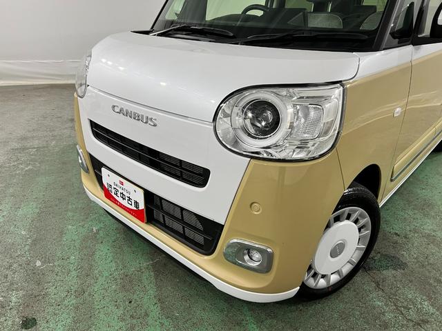ムーヴキャンバスストライプスG 走行4951キロ/LEDヘッドランプ/マット1年保証距離無制限 走行距離4951キロ 純正マット サイドエアバッグ LEDヘッドランプ アイドリングストップ シートヒーター 両側電動スライドドア オート格納式ドアミラー 電動パーキングブレーキ(埼玉県)の中古車
