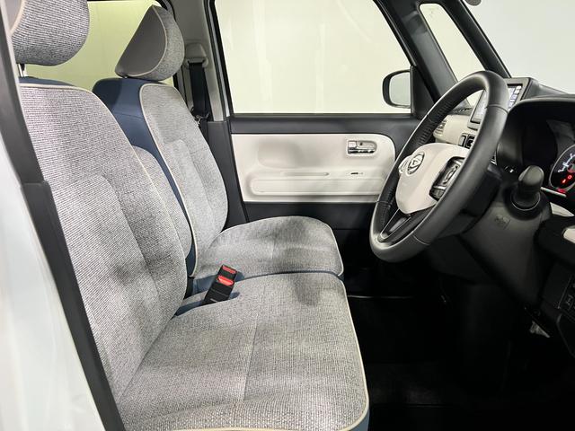ムーヴキャンバスストライプスGターボ 走行9787キロ/車検整備付/ナビ一年保証・走行距離無制限 フルセグナビ Bluetooth 全周囲カメラ ドラレコ ETC クリアランスソナー オートライト LEDヘッドライト シートヒーター 両側電動スライドドア(埼玉県)の中古車