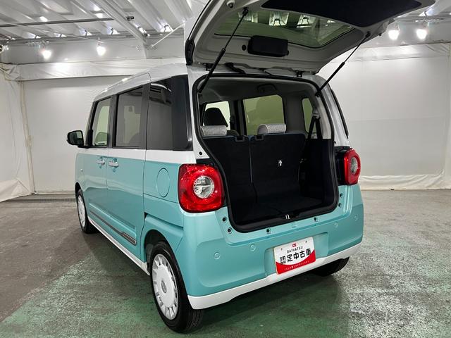 ムーヴキャンバスストライプスGターボ 走行9787キロ/車検整備付/ナビ一年保証・走行距離無制限 フルセグナビ Bluetooth 全周囲カメラ ドラレコ ETC クリアランスソナー オートライト LEDヘッドライト シートヒーター 両側電動スライドドア(埼玉県)の中古車