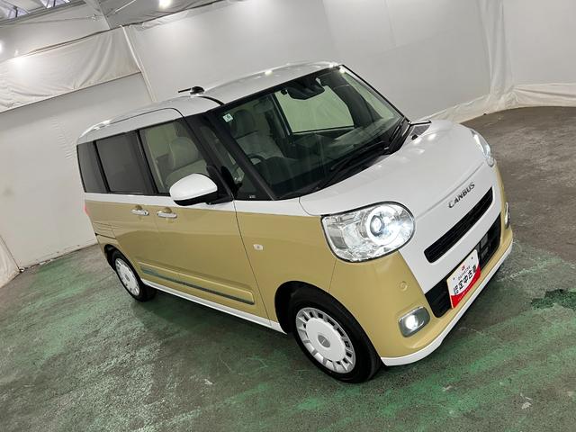 ムーヴキャンバスストライプスＧ　純正７インチナビ／ドラレコ／ＥＴＣ禁煙車　ワンオーナー　純正フルセグナビ　バックカメラ　ドラレコ　ＥＴＣ　クリアランスソナー　オートライト　ＬＥＤヘッドライト　シートヒーター　両側電動スライドドア　オートエアコン（埼玉県）の中古車