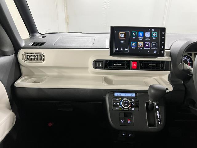 ムーヴキャンバスストライプスＧターボ　走行３７９９キロ／ディスプレイＯＤ一年保証・走行距離無制限　ディスプレイオーディオ　Ｂｌｕｅｔｏｏｔｈ　バックカメラ　ドラレコ　ＥＴＣ　クリアランスソナー　オートライト　ＬＥＤヘッドライト　シートヒーター　両側電動スライドドア（埼玉県）の中古車