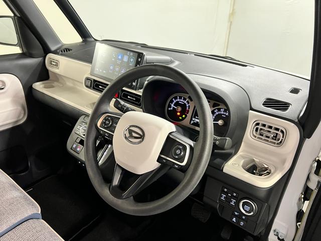 ムーヴキャンバスストライプスＧターボ　走行３７９９キロ／ディスプレイＯＤ一年保証・走行距離無制限　ディスプレイオーディオ　Ｂｌｕｅｔｏｏｔｈ　バックカメラ　ドラレコ　ＥＴＣ　クリアランスソナー　オートライト　ＬＥＤヘッドライト　シートヒーター　両側電動スライドドア（埼玉県）の中古車