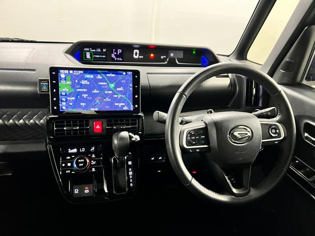 タントカスタムRSスタイルセレクション 走行8153キロ/9型ナビ1年保証距離無制限 走行距離8153キロ 純正フルセグナビ バックカメラ ドラレコ 純正マット サイドエアバッグ LEDヘッドランプ アイドリングストップ シートヒーター 両側電動スライドドア(埼玉県)の中古車
