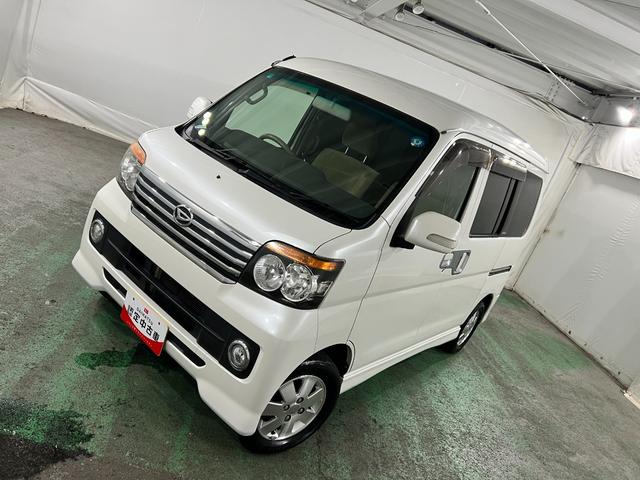 アトレーワゴンカスタムターボＲＳリミテッド　走行９４９３０キロ／雹害一年保証・走行距離無制限　走行９４９３０キロ　雹害　タイヤ４本交換　片側電動スライドドア　助手席エアバック　純正カーペットマット　キーレス（埼玉県）の中古車