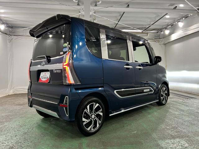 タントカスタムX 雹害/車検整備付/走行17934キロ/9型ナビ1年保証距離無制限 走行距離17934キロ 純正フルセグナビ バックカメラ ドラレコ 純正マット サイドエアバッグ LEDヘッドランプ アイドリングストップ シートヒーター 両側電動スライドドア(埼玉県)の中古車