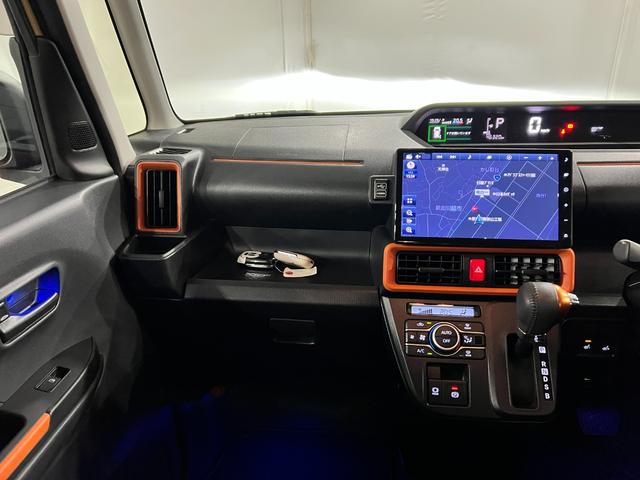 タントファンクロスターボ　走行４６３２０キロ／純正９型ナビドラレコ１年保証距離無制限　走行距離４６３２０キロ　純正フルセグナビ　パノラマモニター　ドラレコ　純正マット　サイドエアバッグ　ＬＥＤヘッドランプ　アイドリングストップ　シートヒーター　両側電動スライドドア（埼玉県）の中古車