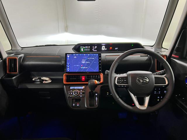 タントファンクロスターボ　走行４６３２０キロ／純正９型ナビドラレコ１年保証距離無制限　走行距離４６３２０キロ　純正フルセグナビ　パノラマモニター　ドラレコ　純正マット　サイドエアバッグ　ＬＥＤヘッドランプ　アイドリングストップ　シートヒーター　両側電動スライドドア（埼玉県）の中古車