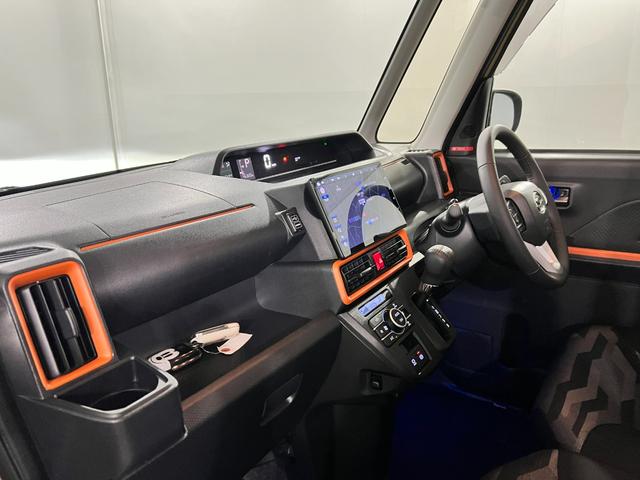 タントファンクロスターボ　走行４６３２０キロ／純正９型ナビドラレコ１年保証距離無制限　走行距離４６３２０キロ　純正フルセグナビ　パノラマモニター　ドラレコ　純正マット　サイドエアバッグ　ＬＥＤヘッドランプ　アイドリングストップ　シートヒーター　両側電動スライドドア（埼玉県）の中古車