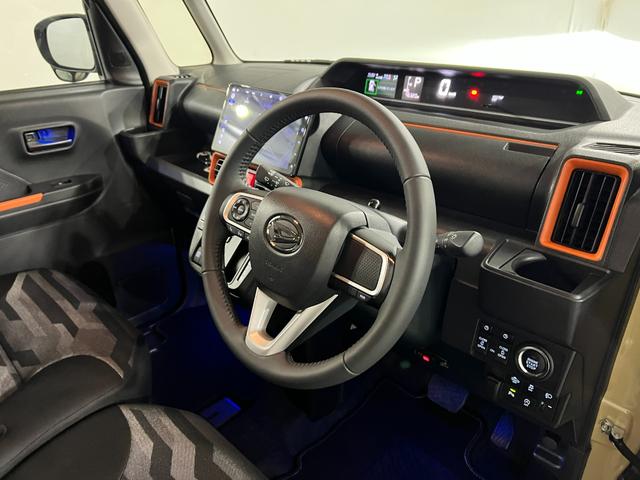 タントファンクロスターボ　走行４６３２０キロ／純正９型ナビドラレコ１年保証距離無制限　走行距離４６３２０キロ　純正フルセグナビ　パノラマモニター　ドラレコ　純正マット　サイドエアバッグ　ＬＥＤヘッドランプ　アイドリングストップ　シートヒーター　両側電動スライドドア（埼玉県）の中古車