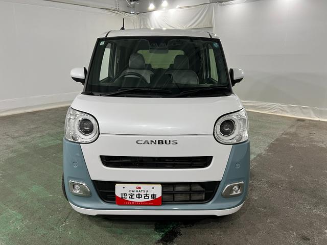 ムーヴキャンバスストライプスG 走行25426キロ/フルセグナビ/ドラレコ1年保証距離無制限 走行距離25426キロ フルセグナビ パノラマモニター ドラレコ 純正マット サイドエアバッグ LEDヘッドランプ アイドリングストップ シートヒーター 両側電動スライドドア(埼玉県)の中古車