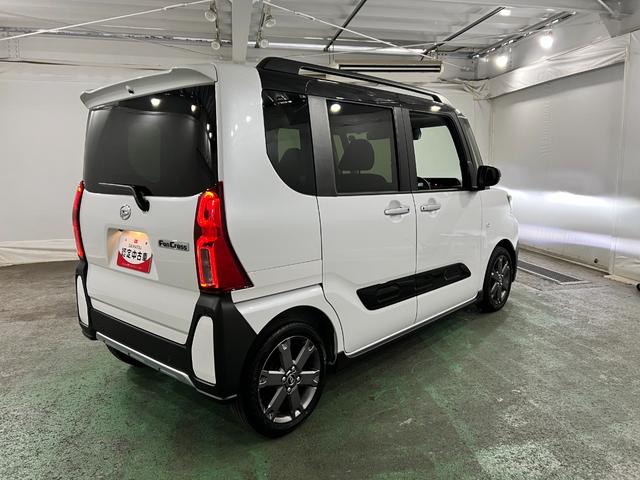 タントファンクロスターボリミテッド　走行７１９５キロ／２トーン白黒１年保証・走行距離無制限　サイドエアバック　クリアランスソナー　オートマチックハイビーム　オートライト　ＬＥＤヘッドライト　ベンチシート　シートヒーター　両側電動スライドドア（埼玉県）の中古車