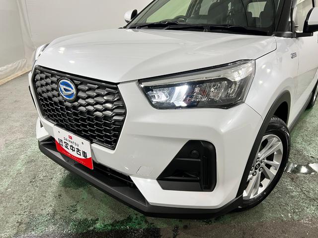 ロッキーＸ　ＨＥＶ　走行２５６３キロ／ＬＥＤヘッドランプ／マット１年保証距離無制限　走行距離２５６３キロ　純正マット　サイドエアバッグ　ＬＥＤヘッドランプ　電動パーキングブレーキ　オート格納式ドアミラー（埼玉県）の中古車