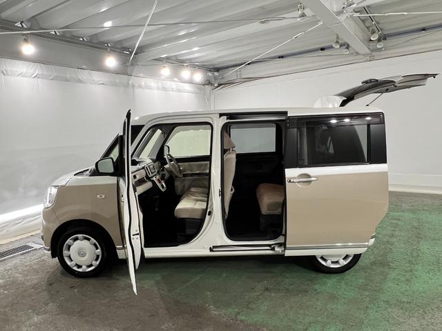 ムーヴキャンバスGメイクアップVS SAIII 走行65840キロ/喫煙車ワンオーナー 喫煙者 純正7インチナビ Bluetooth 全周囲カメラ オートライト LEDヘッドライト ベンチシート シートヒーター 両側電動スライドドア パノラマモニター 純正ホイールキャップ(埼玉県)の中古車