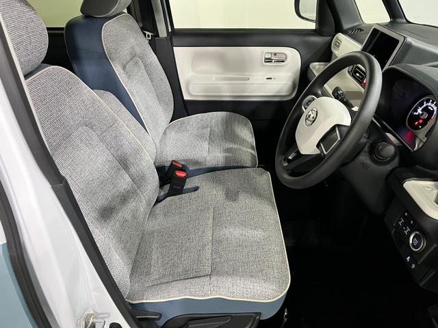 ムーヴキャンバスストライプスG 走行7キロ/LEDヘッドランプ/純正マット1年保証距離無制限 走行距離7キロ 純正マット サイドエアバッグ LEDヘッドランプ アイドリングストップ シートヒーター 両側電動スライドドア オート格納式ドアミラー キーフリー(東京都)の中古車