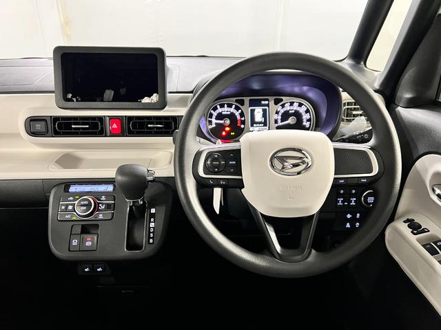 ムーヴキャンバスストライプスG 走行7キロ/LEDヘッドランプ/純正マット1年保証距離無制限 走行距離7キロ 純正マット サイドエアバッグ LEDヘッドランプ アイドリングストップ シートヒーター 両側電動スライドドア オート格納式ドアミラー キーフリー(東京都)の中古車