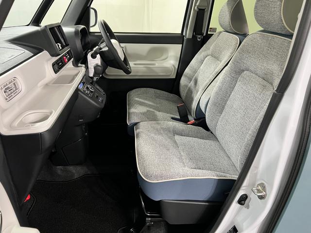 ムーヴキャンバスストライプスG 走行7キロ/LEDヘッドランプ/純正マット1年保証距離無制限 走行距離7キロ 純正マット サイドエアバッグ LEDヘッドランプ アイドリングストップ シートヒーター 両側電動スライドドア オート格納式ドアミラー キーフリー(東京都)の中古車