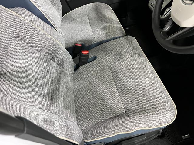 ムーヴキャンバスストライプスG 走行7キロ/LEDヘッドランプ/純正マット1年保証距離無制限 走行距離7キロ 純正マット サイドエアバッグ LEDヘッドランプ アイドリングストップ シートヒーター 両側電動スライドドア オート格納式ドアミラー キーフリー(東京都)の中古車