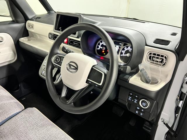 ムーヴキャンバスストライプスG 走行7キロ/LEDヘッドランプ/純正マット1年保証距離無制限 走行距離7キロ 純正マット サイドエアバッグ LEDヘッドランプ アイドリングストップ シートヒーター 両側電動スライドドア オート格納式ドアミラー キーフリー(東京都)の中古車
