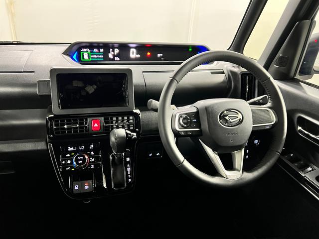 タントカスタムＲＳ　走行２２キロ／展示／試乗車／両側電動スライド１年保証・走行距離無制限　サイドエアバック　クリアランスソナー　オートマチックハイビーム　オートライト　ＬＥＤヘッドライト　ベンチシート　シートヒーター　両側電動スライドドア（埼玉県）の中古車